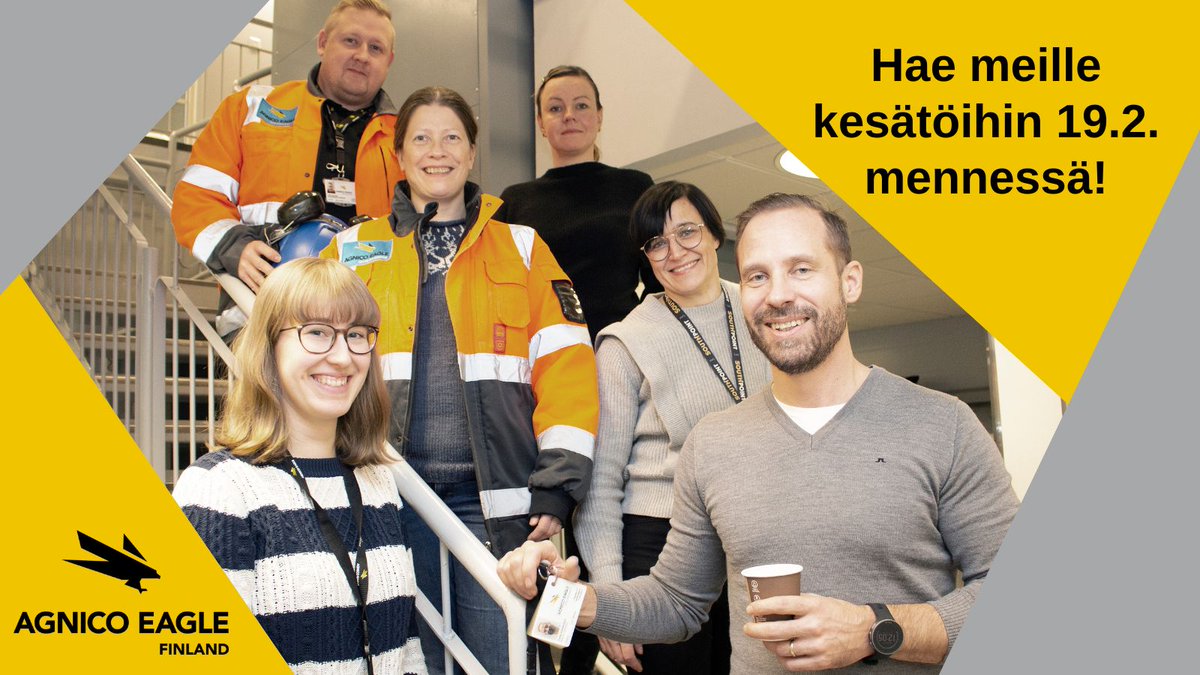 Aiempien kesien tapaan palkkaamme tänäkin vuonna kymmeniä #kesätyö’ntekijöitä #kittilänkaivos ja #malminetsintä. Hakuaika päättyy 19.2.23. Katso työpaikat täältä: bit.ly/2U1Olqq. 
#kesätyöpaikka #kesäharjoittelu #työharjoittelu #kesäduuni🌞