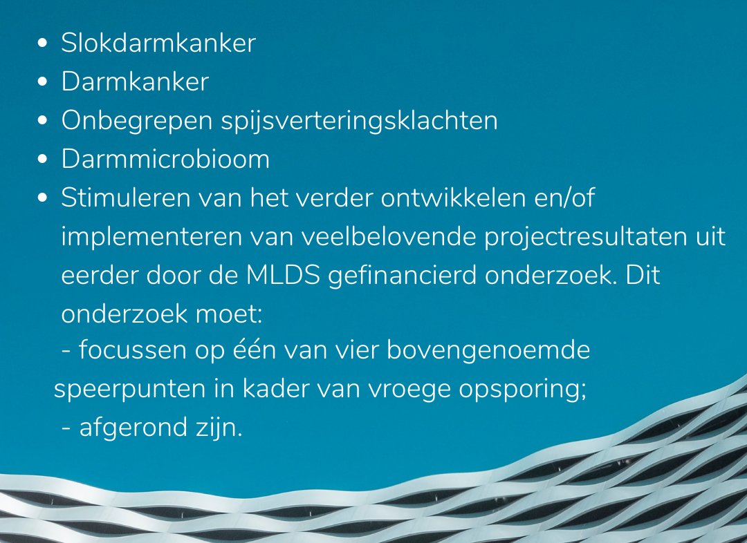 Onderzoekers opgelet: we gaan gelijk goed van start met het nieuwe jaar, want de Right on Time call 2023 staat nu open!🔍

Bekijk hier de subsidievoorwaarden en het aanvraagformulier: mld.st/right-on-time