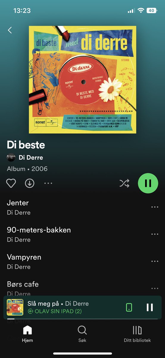 Spørs om det har klikket for meg etter 4 påfølgende dager med 5 timer på sykkel-rulla inkl en masse intervaller😵‍💫

Tok meg selv i å ha lært alle sangene og synge for full hals på et Di Derre album utgitt da jeg var 6 år😅 Takk til B-laget <a href="/MSkjel/">Marius Skjelbæk</a> <a href="/jespermathisen/">Jesper Mathisen</a> <a href="/SimenAxel/">Simen Stamsø-Møller</a>