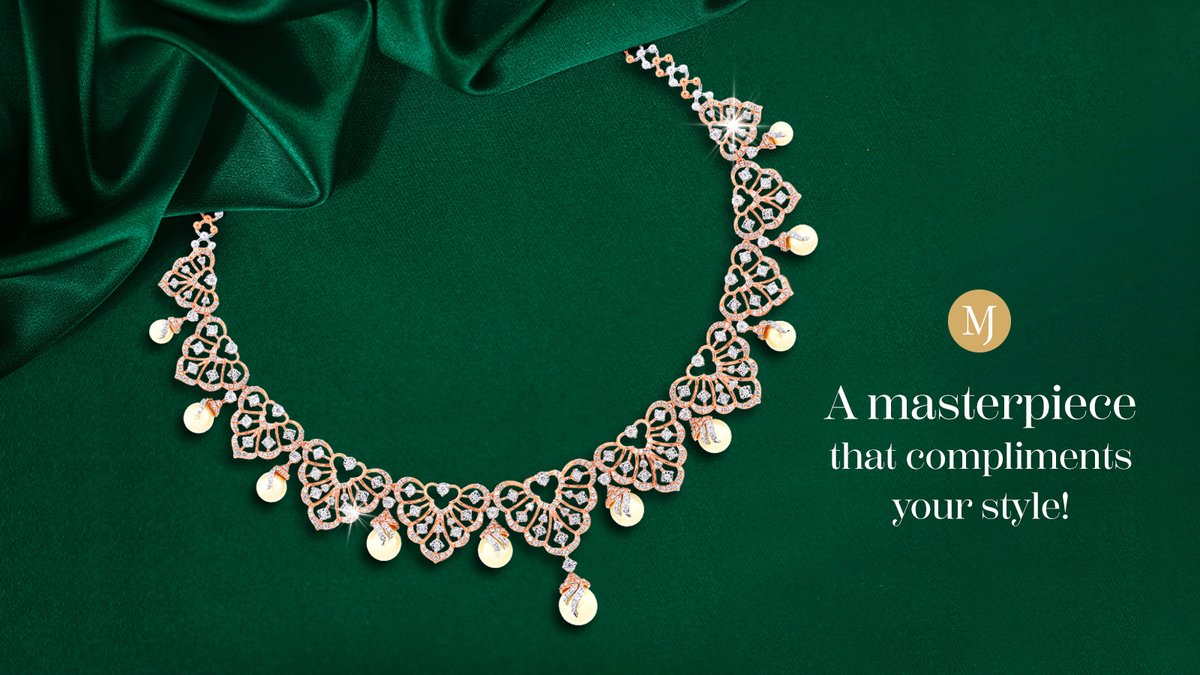 malani_jewelers's tweet image. Your style has always stood out, so why not add this gorgeous statement piece that will enhance your style statement? You can procure it from our Rose Collection bit.ly/3GdbSbU

#MalaniJewelers #RoseCollection #NecklaceSet #DiamondNecklaceSet