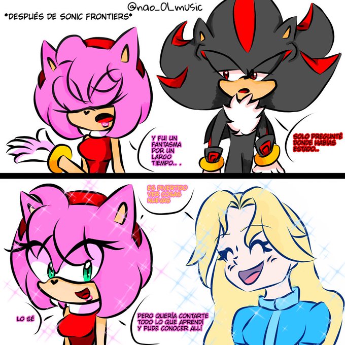 Mystic✨ (open commission💟) on X: Create a Sonamy AU with Sonic