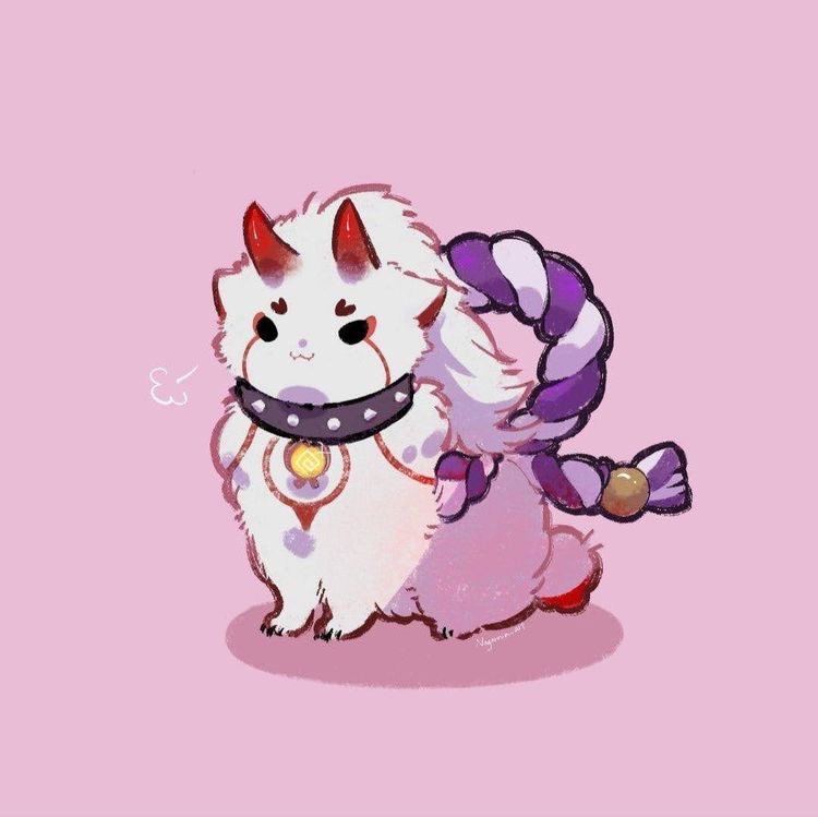 смотри, это талисман на удачу! возьми его с собой и сила великого короля демонов Они будет сопровождать тебя всегда! а ещё им можно отпугивать обидчиков! те затрепещут от одного только его устрашающего вида, ха-ха-ха!