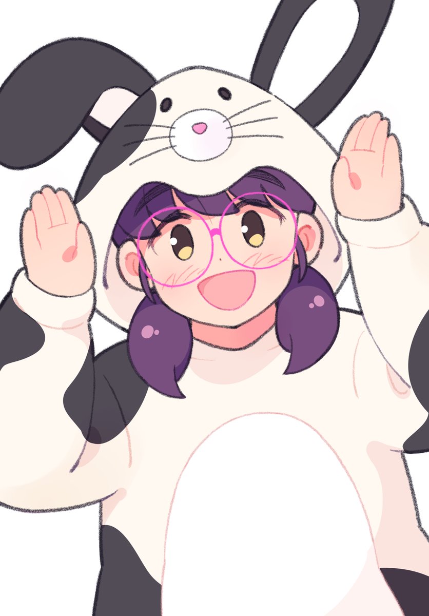「アニメ観ていただけて嬉しいです!うさぎさんイラストもありますのでこちらも再掲 」|ARAGON / あらごんのイラスト