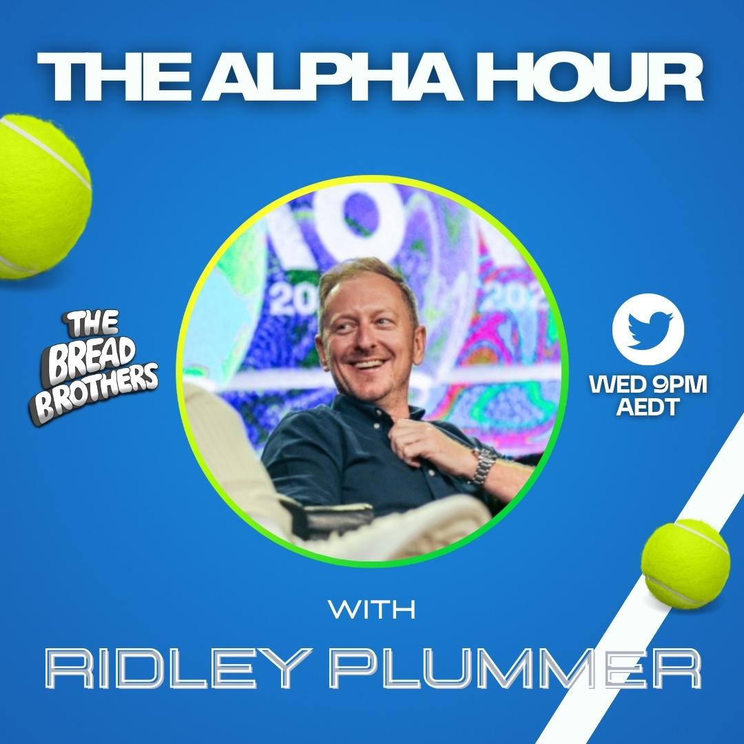 We are back 💪

With the <a href="/AustralianOpen/">#AusOpen</a> tournament just around the corner 🔥

We thought <a href="/RidleyPlummer/">R1dIEyP</a> can give us an insight into the tournament and explain what suprises he has for the AO NFT holders 🎾

Follow &amp; Retweet to win a NFT 🎁

Tune in:
x.com/i/spaces/1DXxy…