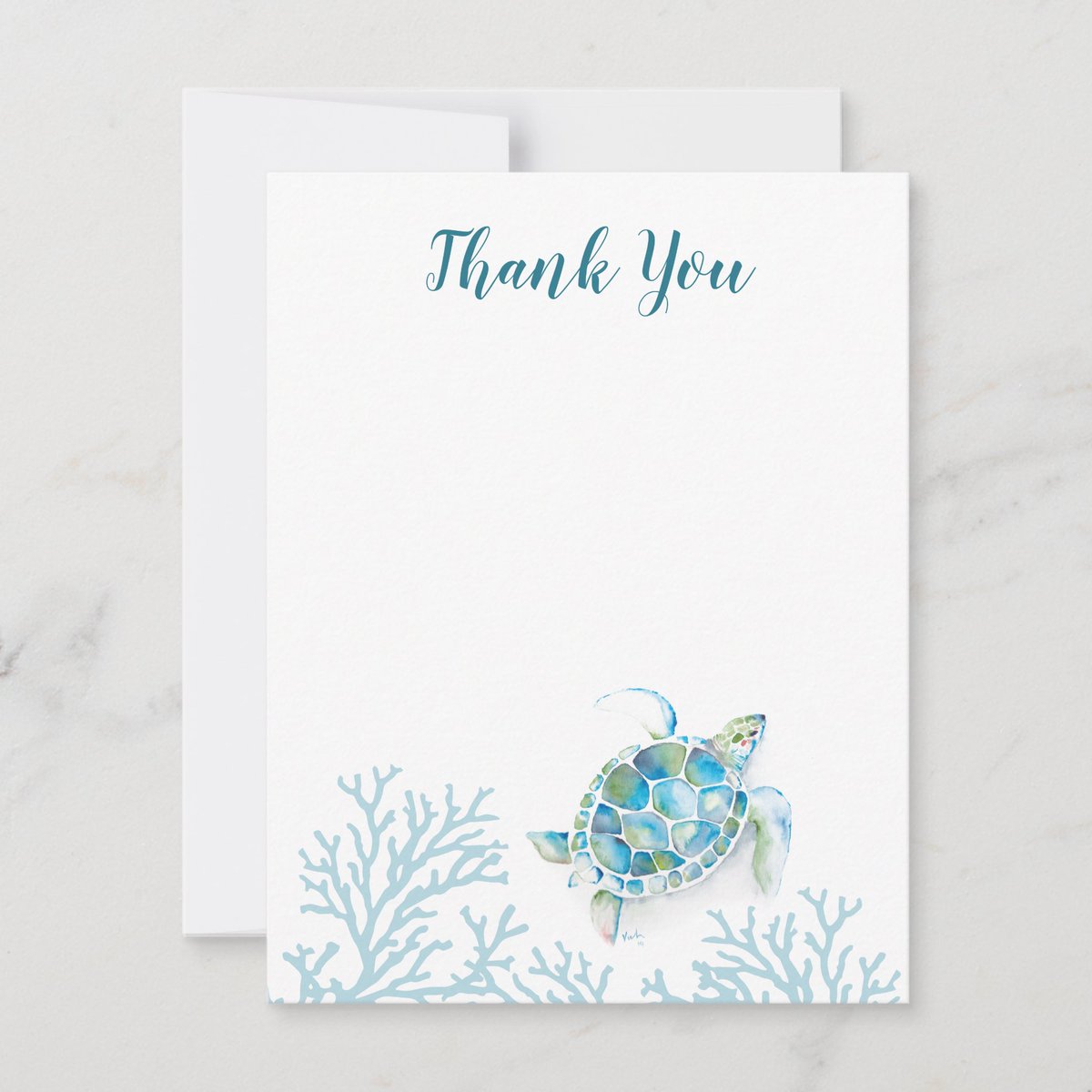 VGInvites's tweet image. Under the Sea Blue Watercolor Sea Turtle Thank You. Click to shop  zazzle.com/under_the_sea_… via @zazzle #seaturtle #turtlelover #ZazzleMade