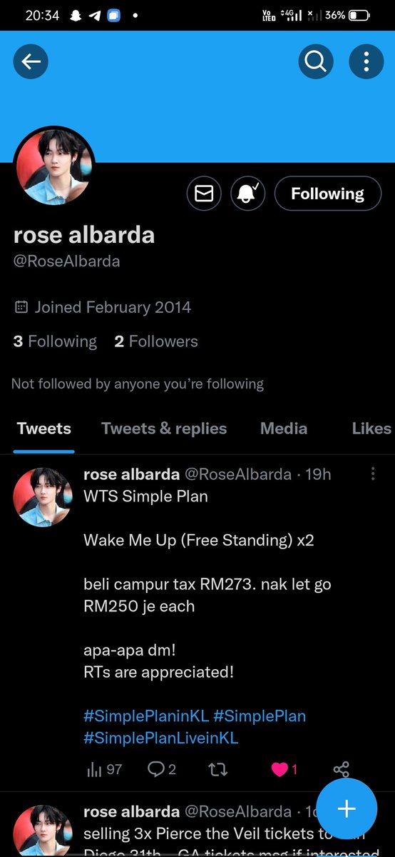 zyymakhr's tweet photo. Made police report today. Pls spread this out and pls pls be careful before purchasing anything online huhu. The scammer blocked me and changed her twitter handle and username. Be careful guys. #SIMPLEPLANINKL to hard plan cuz mana aku nk cari duit ni ha i want see them live 😭 https://t.co/cXBAL4qpv9