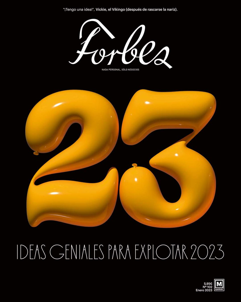 Ya está aquí nuestra primera portada de 2023, con las 23 ideas que cambiarán el año. Lee en el link la lista completa 👉 forbes.es/listas/213866/…