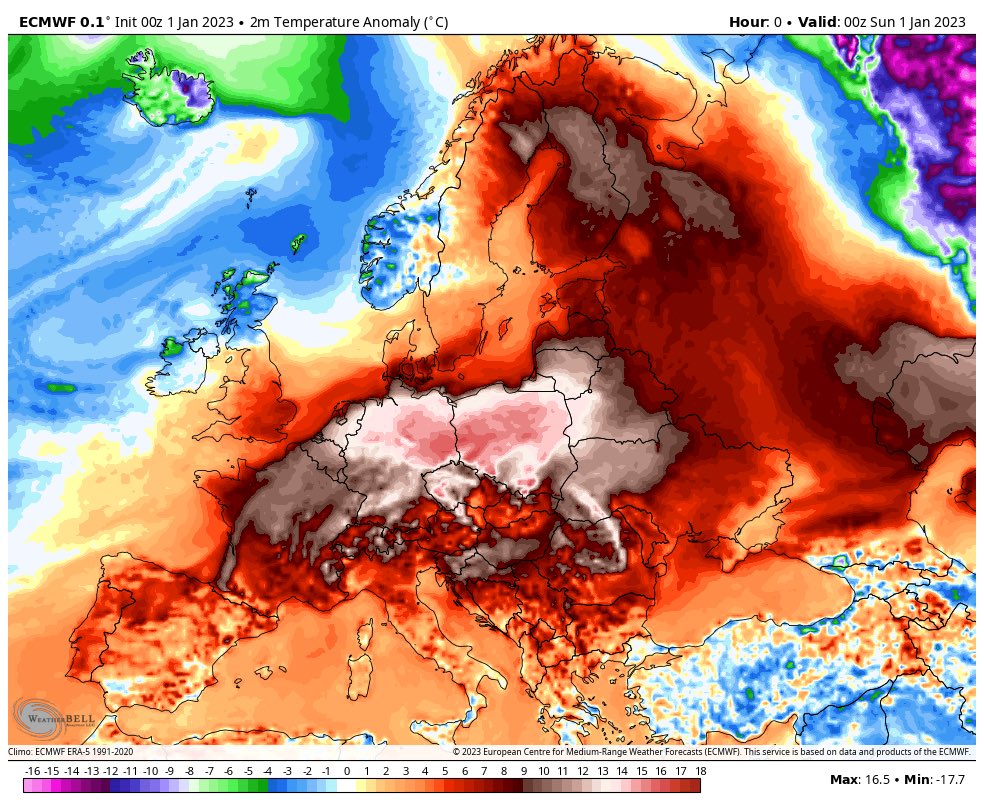 Europe is experiencing its worst heatwave ever recorded. The combined intensity and scale of this winter heatwave is unlike anything in European history.