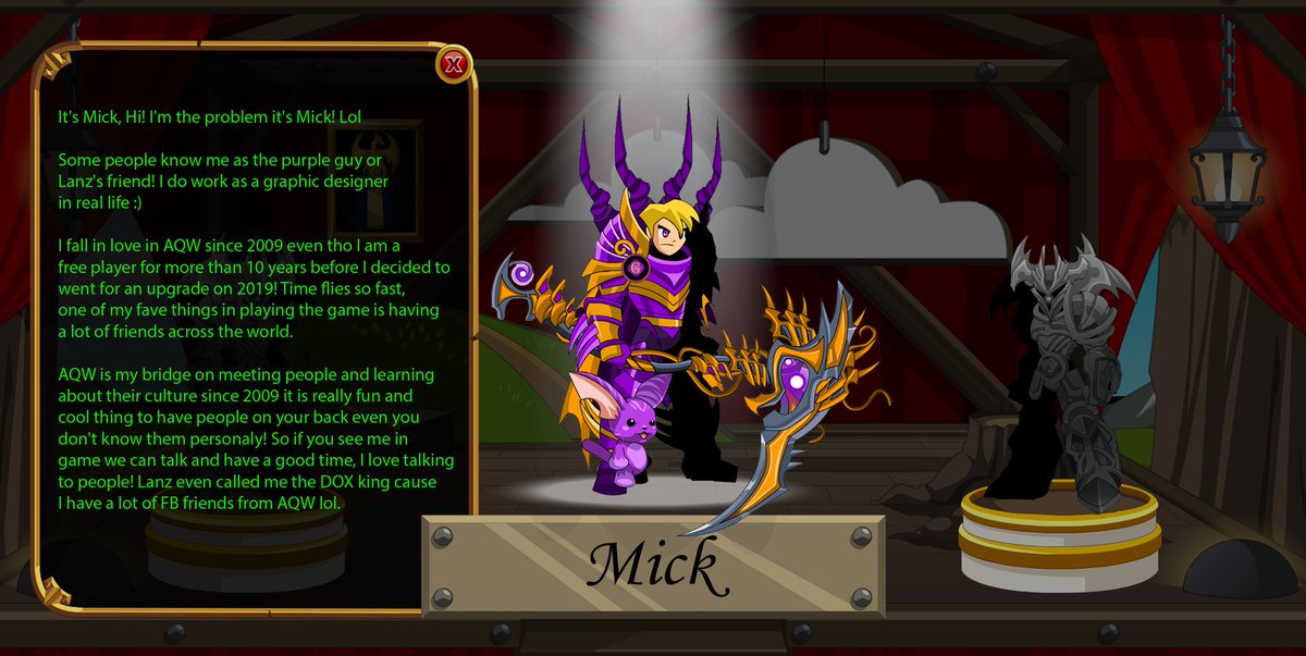 LanzAQW's tweet photo. 1. @SkinsMck (Mick)

Mick is one of my closest friends that I met in a yulgar back in 2020, now we're irl friends!
He's one of the kindest and friendliest person i know! Learn more about him below!

- Retweet for a chance to win 1,000 APs
- Following Mick is optional
- Ends Jan 7 https://t.co/bWhxtfg3ZF
