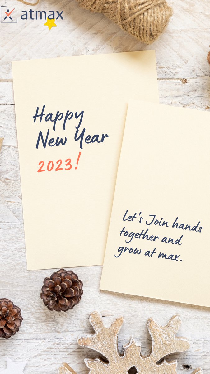 atmax_tech's tweet photo. Dear Clients, Partners, Friends &amp; Well-wishers, the Atmax family wishes you and your family a very Happy New Year 2023. @Varun_GuptaVG @SantoshPrabha12 https://t.co/MxieXUbhxM