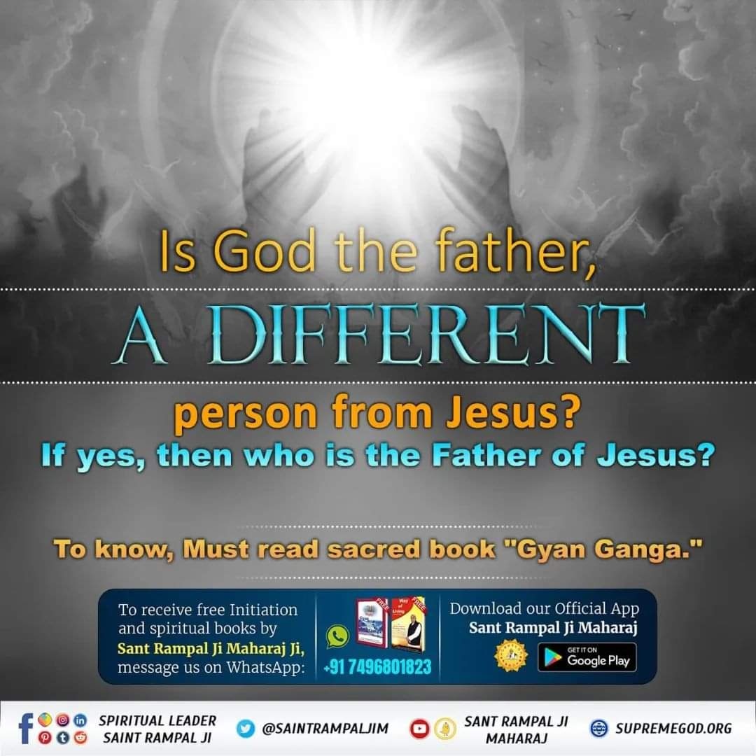 KamlakarDas2021's tweet photo. #Is_Jesus_God
✨Is god the father , a different person from Jesus?
Kabir Is SupremeGod
#bibal
#bibalapp
#bibalreading 
#holidays
#bibalfacts https://t.co/roPDTmmIFq