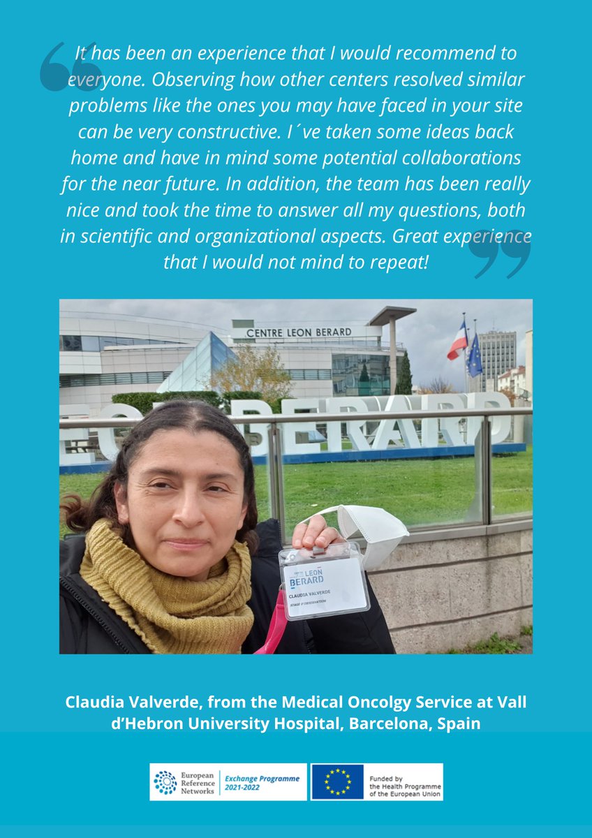 ERN_EURACAN's tweet image. Dr Ozaniak and Dr Valverde successfully took part in the ERN Exchange Programme. Read more about their experiences👇 #ERNs #Exchangeprogramme #EU #EC