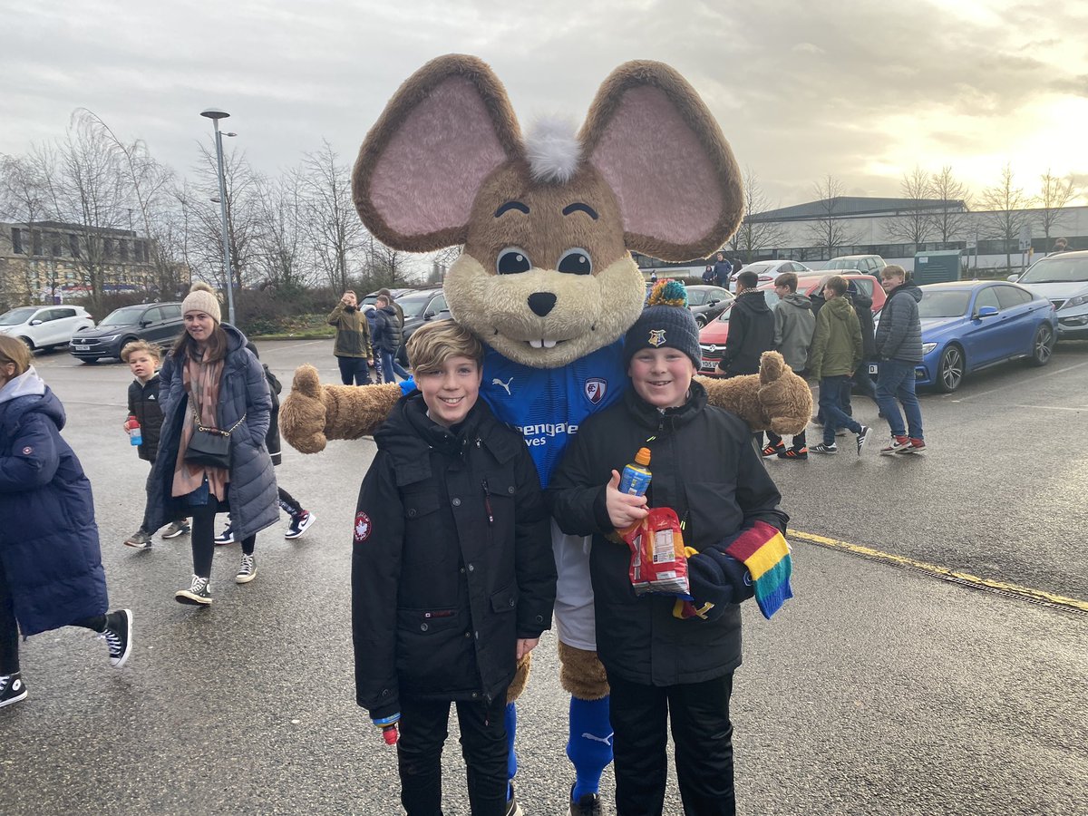 nrmiddleton's tweet photo. @ChesterfieldFC  slightly different look from their first match watching town 6yrs ago. Better result too than a 0-0 that day. https://t.co/Dx5dlQBxyE