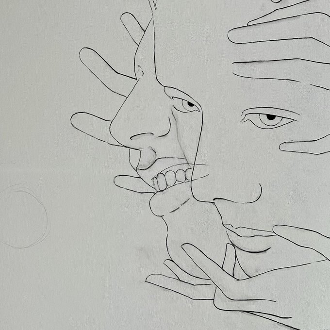 gm
Some line work from a painting I started yesterday 