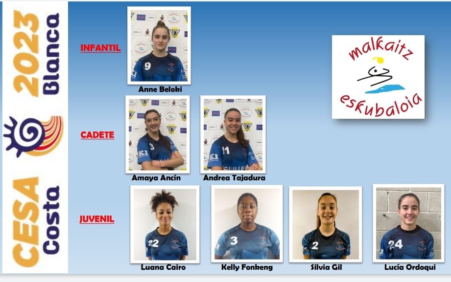 bmmalkaitzeskub's tweet photo. Toda la suerte en este #cesa2023 Desde Burlada os estaremos animando. Goazen neskak!!! 💙💙💪💪 @DeportesBurlada @bmmalkaitzeskub https://t.co/WYdFhLK7sp