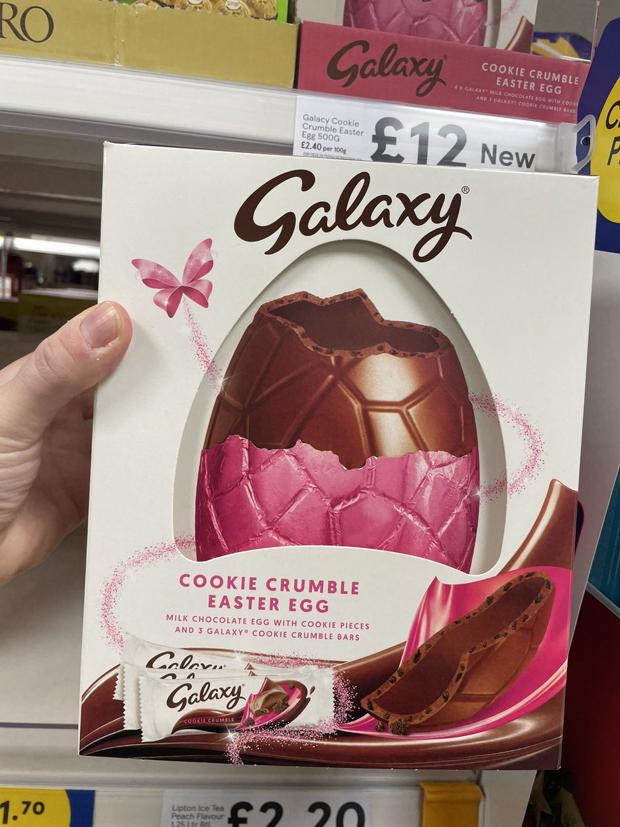 Galaxy Cookie Crumble Easter Egg! 🍫🐣 At Tesco @GalaxyChocolate #galaxy #cookiecrumble #cookie #easter #easteregg #chocolate #foodie #food #likesforlike #wellthisisnew