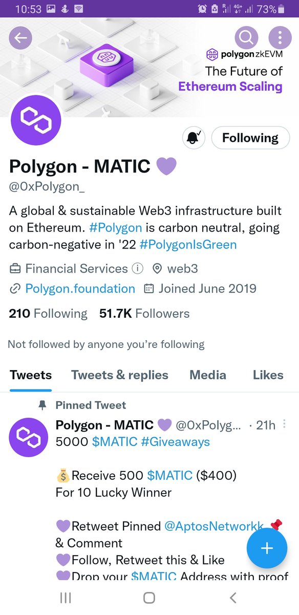 ingute1009's tweet photo. @0xPoIygon_ @AptosNetworkk Done! 0x8526238d216F51158C916F59Be7677B963efd45E https://t.co/qnr8f95MSW