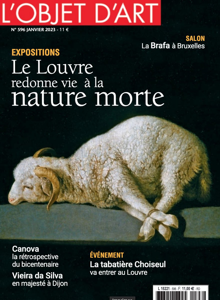 LObjetdArt's tweet photo. La nature morte au Louvre fait la Une de L’Objet d’Art de janvier 
Feuilletez un extrait avec les grands sujets de ce numéro
👇
https://t.co/xh4Pye4ATa https://t.co/5JZZsmho2P