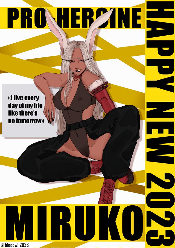 New year, new art 🐇

#bnha #RumiUsagiyama #miruko