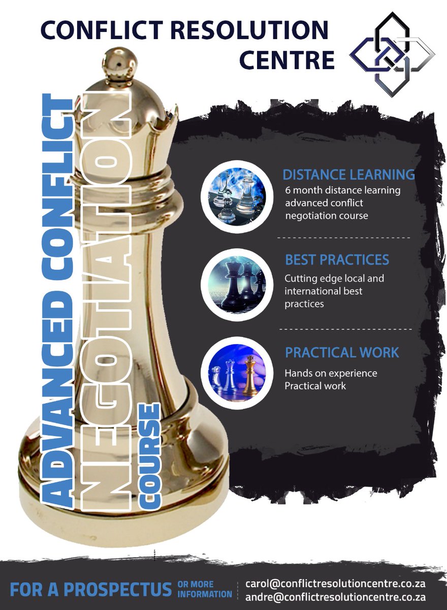 vlok_andre's tweet photo. A new group is starting later this week - join us for this life-changing course
#conflictcompetency https://t.co/5WD9kLgpsF