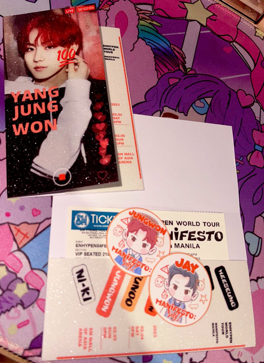 beubeunny's tweet photo. < #wbm_mails >
Got my jaywon customized ticket holders / envelopes 🎫🎫
Took a while because of holiday szn, naipit sa warehouse 🥲😂
#MANIFESTO_IN_MANILA 🧡🖤 https://t.co/3lnCPFT8AI