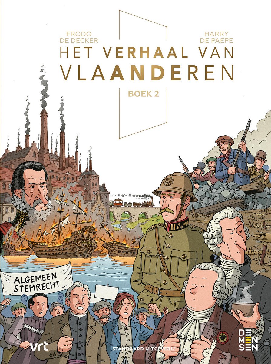 stripland_BENL's tweet photo. Gefascineerd door #HetVerhaalVanVlaanderen op #EEN? Hier alvast de cover voor het volgende hoofdstuk in de gelijknamige bijhorende stripreeks. Boek 2 verschijnt begin februari 2023. #FrodoDeDecker #HarryDePaepe #ShirrowDiRosso #TomWaes https://t.co/mjKs3IlpIK