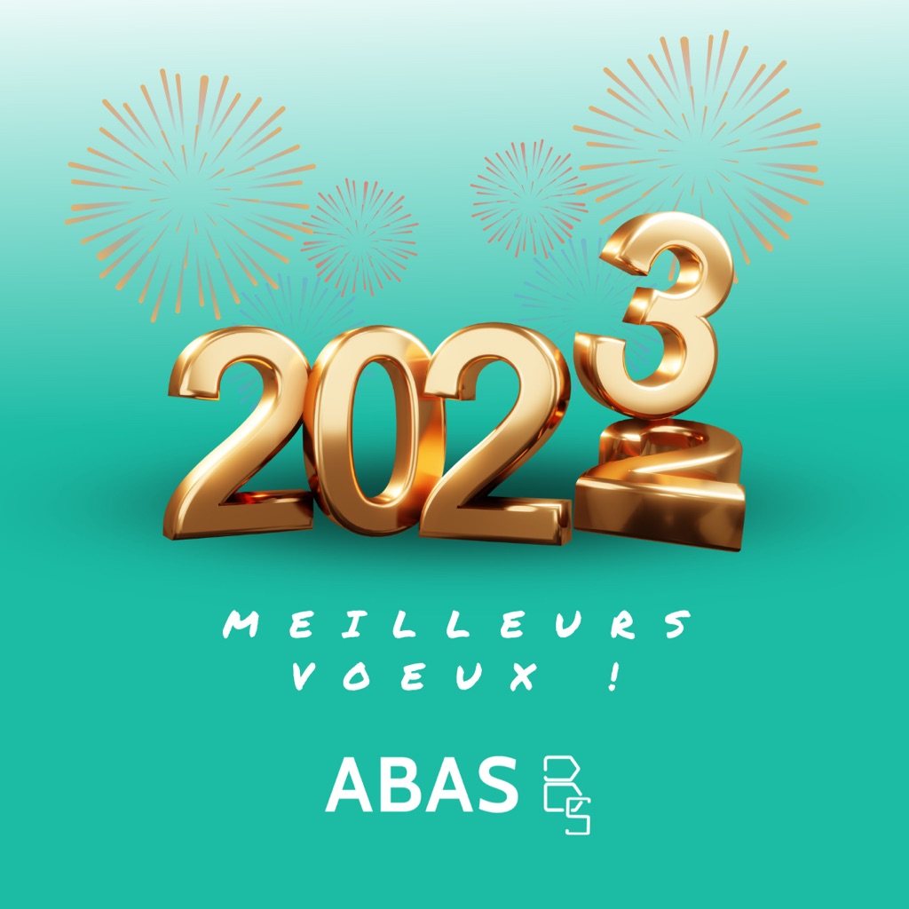 [🎊 #abasWISHES] 🎇2023🥂
 
Au nom de tous les collaborateurs d’ABAS France, nous vous souhaitons une excellente année 2023⭐