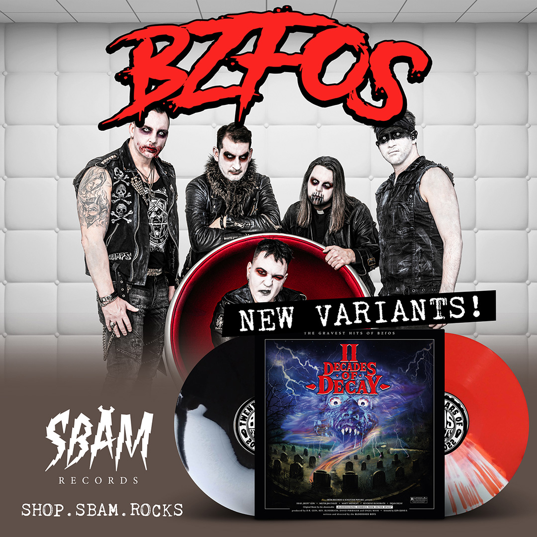 sbamrocks's tweet photo. TWO DECADES FROM DECAY is back from the dead! 🖤
So hurry up and grab a copy from your favorite horror punks – @BZfOS! 🧟🚀
„So stay wild, sick and undead!"
https://t.co/b3AtkxX8Jk
#repress #horrorpunk #bzfos #sbäm #sbämrecords https://t.co/Cbk9IOd2Sg
