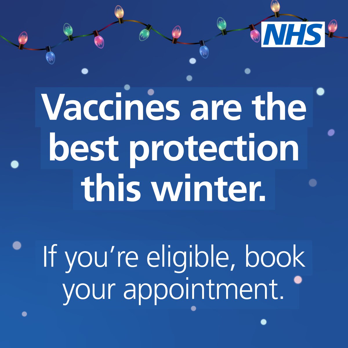 A COVID-19 booster vaccine increases your immunity against serious illness by around 90% within two weeks.
 
Find out if you're eligible for your free COVID-19 booster and flu vaccines and book your appointment. nhs.uk/wintervaccinat…