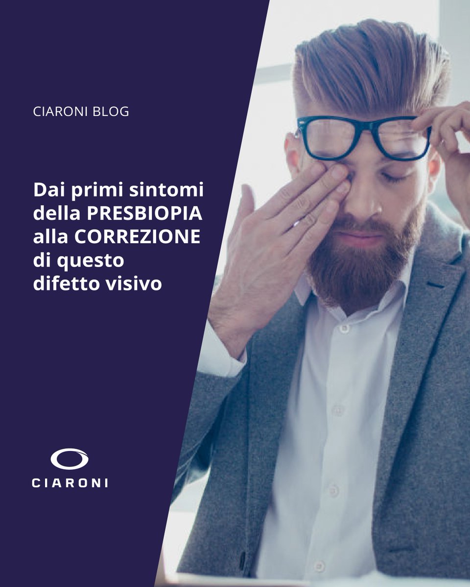 ottica_ciaroni's tweet photo. 👉🏻 Conosciamo la #presbiopia!
Ti stai avvicinando alla soglia dei 50 e ti sembra di aver bisogno di braccia più lunghe per leggere agevolmente il giornale?
➡️ Scopri con noi cos’è la presbiopia e come combatterla: https://t.co/xCLpvX3Fy6
#OtticaCiaroni #WePesaro https://t.co/zHbLv0jh8C