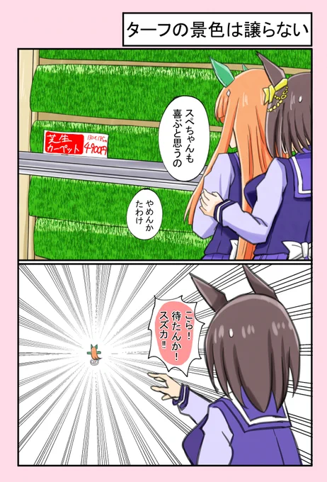 【ターフの景色は譲らない】
#ウマ娘 #サイレンススズカ #エアグルーヴ 