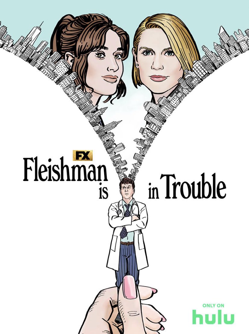 AF7_Y's tweet photo. — ”Fleishman is in Trouble“.

عظيم! عندما يتغيّر شريك حياتك إلى شخص لم تعد تعرفه، وتتعرّض لأزمة إعادة اختياراتك بين كل الاحتمالات اللانهائية في منتصف عمرك بعد فوات الأوان. المسلسل منتهي من ثمان حلقات فقط وكان مُرعب بالنسبة لي. كيف تضع رهانًا مدى الحياة على شخص واحد، وفرصة واحدة! https://t.co/xNFDpboloX