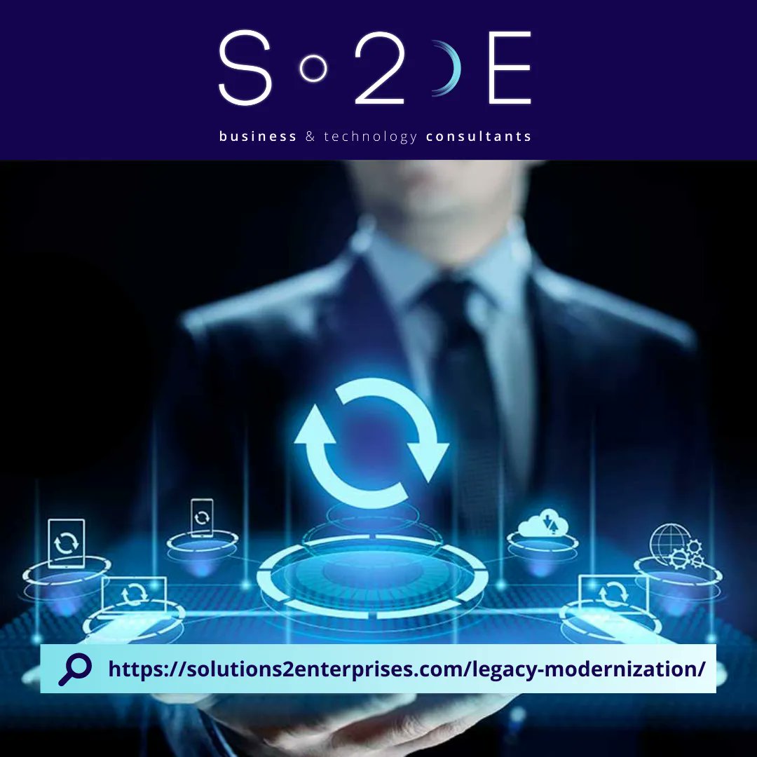 🎯 Trasformare i sistemi #legacy per ridurne la complessità e i costi dell’ambiente IT, aumentando la coerenza dei dati e abilitare la collaborazione. 
💡 S2E ti supporta nell'evoluzione; scopri come:
👉buff.ly/3Dz1xrj  

#legacymodernization #digitaltrasformation