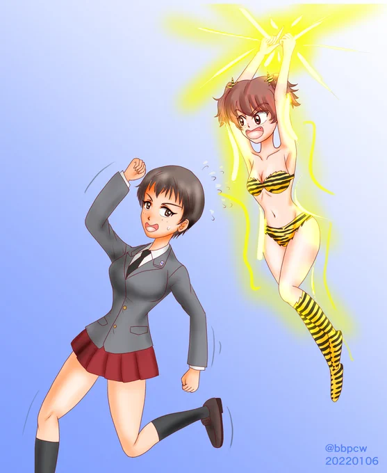 RT となればアリサちゃんのバニーも描かねばならぬのかw 