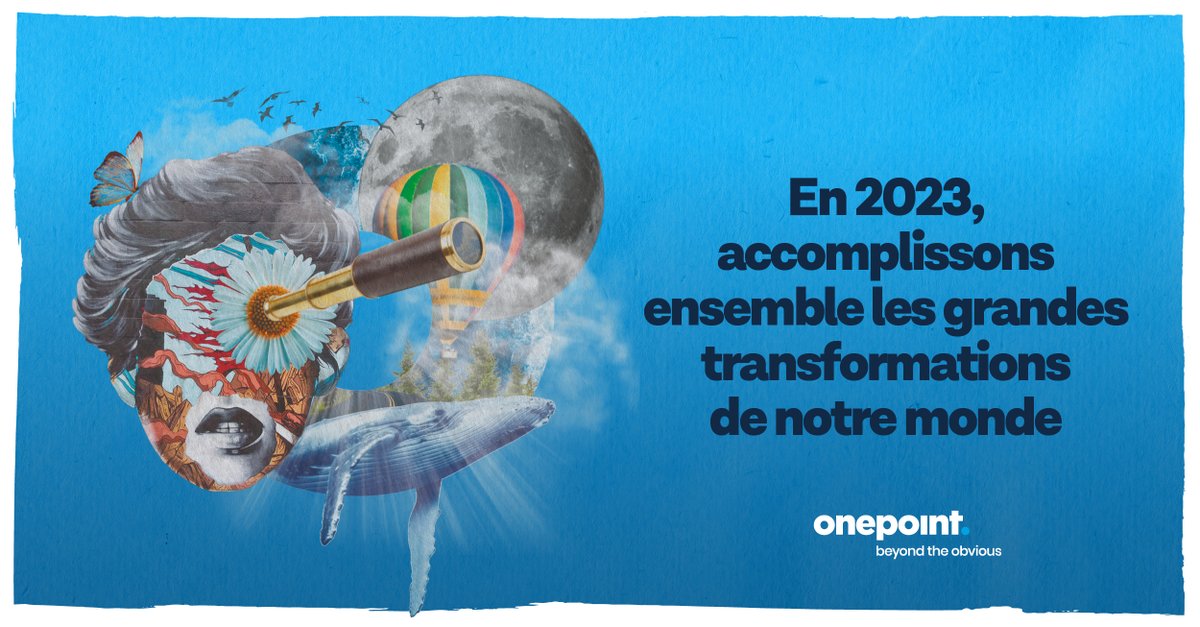 onepoint's tweet photo. Onepoint vous adresse ses meilleurs voeux pour l'année #2023 🥳🚀 https://t.co/8JpGY5ZNge