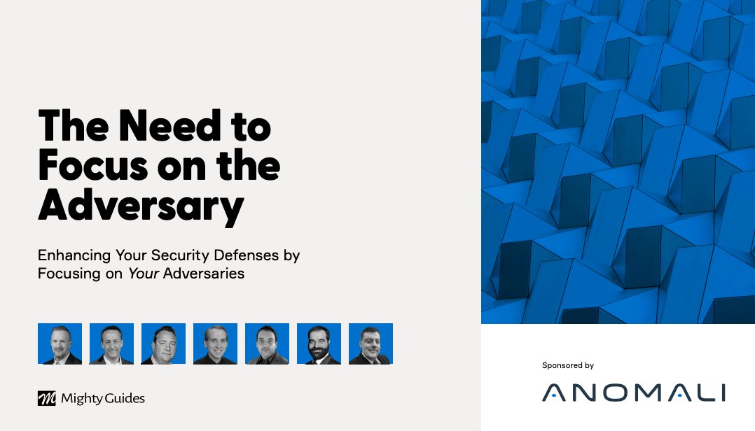 mighty_guides's tweet photo. The Need to Focus on the Adversary: Enhancing Your #Security #Defenses by Focusing on Your #Adversaries. How to proactively detect an attack and predict the next steps of an #adversary @anomali
 
https://t.co/v2YwAJAhuB https://t.co/M6wu5NIeSC