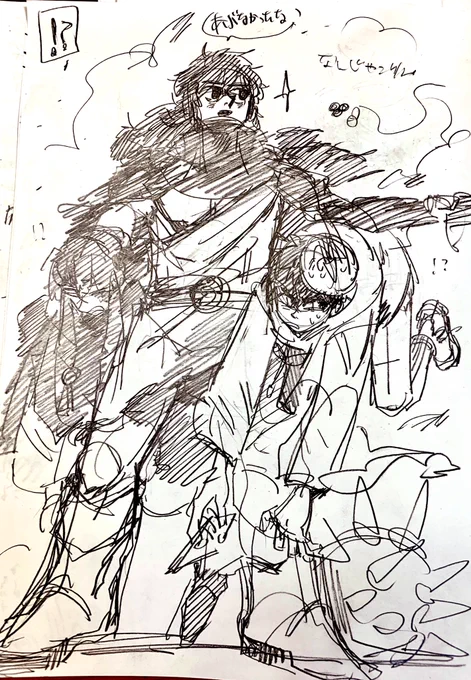 ⚠️擬人化

年明け前に描いたニキたちを供養 