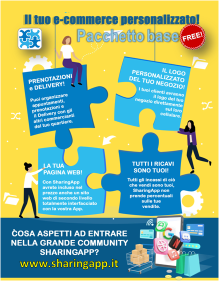 MySharingApp's tweet image. Crea la tua App gratuita, personalizzala, coinvolgi le attività del tuo territorio facendola creare anche a loro e inizia a vendere in Sharing‼️📲+👠+🍔+👔+🍕+🪴+🦮+🍉+🍹+🎾+🚴‍♂️+⛱+🏨+👜+👩‍🦱+⚽️+🧁+🍺+🍤+🍽+🏋️‍♀️+⛵️+💄=💰
#sharingeconomy #ecommerce #franchising  #network #sharingapp