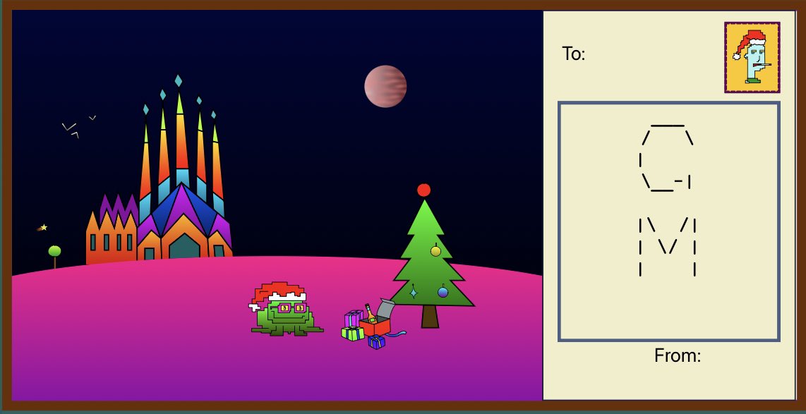 XmasBook Post Card NFTs (Open-Edition) tweet media