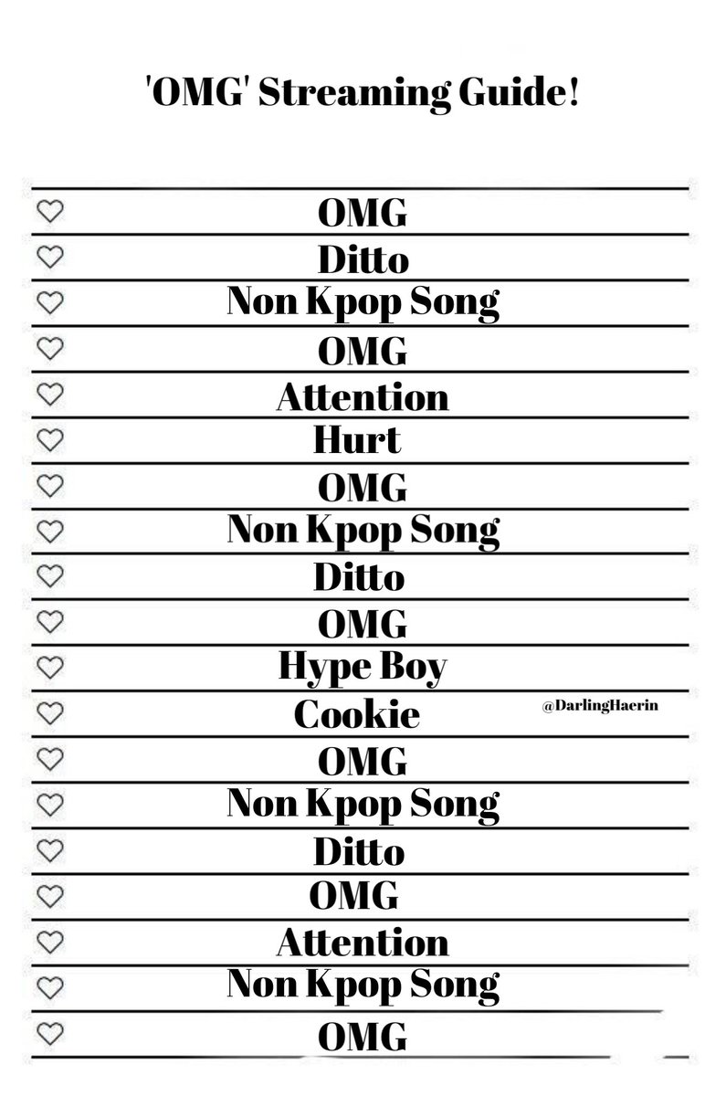 ‘OMG’ Streaming guide + a playlist i am using to stream :) 

Spotify Playlist 🔗 open.spotify.com/playlist/5azg4…