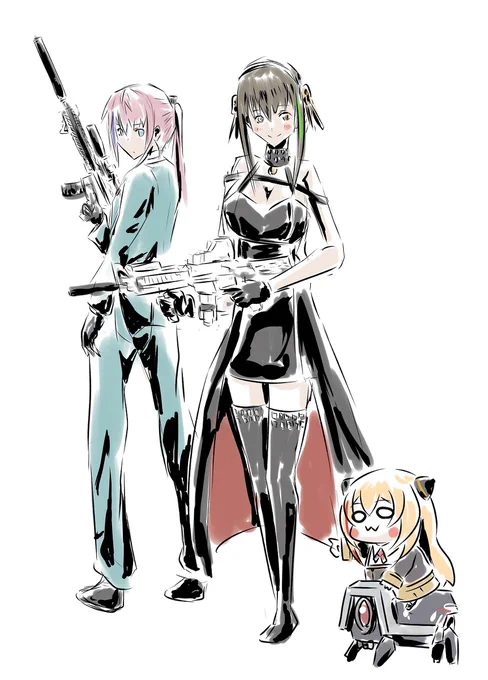 【ドルフロxS×F】 #ドールズフロントライン #少女前線 #ドルフロ #少女前线 #M4SOPMODIIJr.(ドールズフロントライン) #M4A1(ドールズフロントライン) #STAR-15(ドールズフロントライン)  