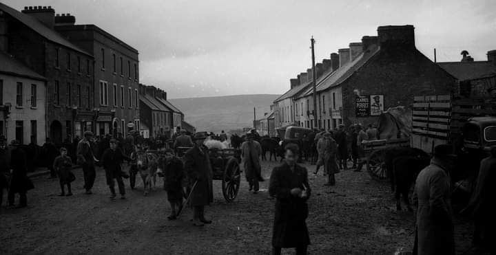BALLYCASTLE ON A FAIR DAY OF TIMES PAST.