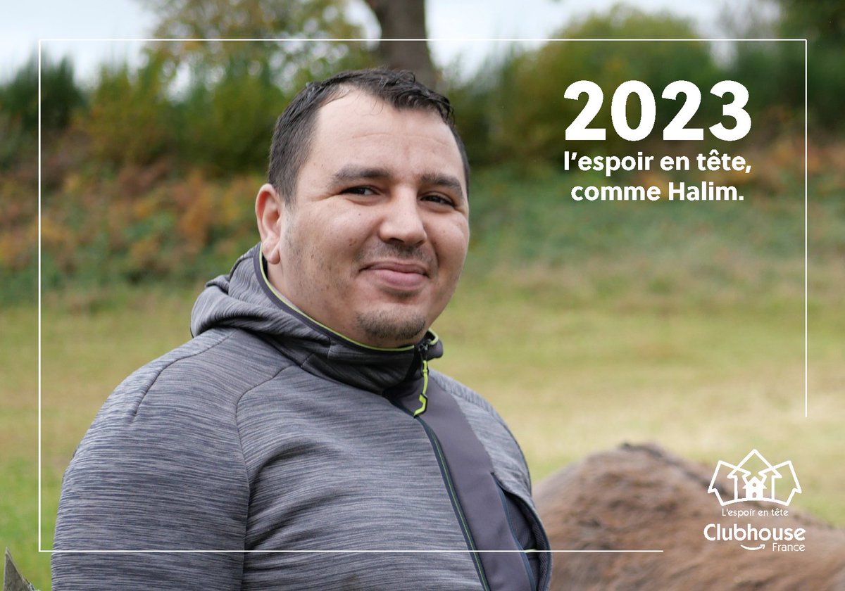 🎉 Toute l'équipe de Clubhouse France vous souhaite une année 2023 pleine d'Espoir !

Continuons à faire progresser les questions de #santémentale, pas à a pas, avec et pour les personnes concernées par un trouble psychique. 

C'est notre vœu le plus sincère ✨

#ClubhouseWorks