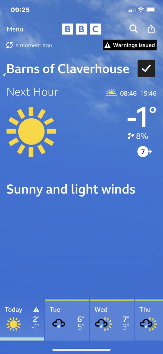 Brackens1's tweet image. #weathercheck 
north #Dundee 
#cold #calm #allisbright