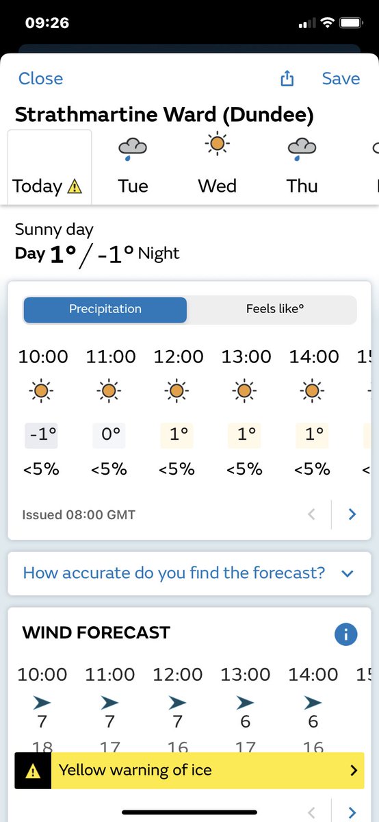 Brackens1's tweet image. #weathercheck 
north #Dundee 
#cold #calm #allisbright