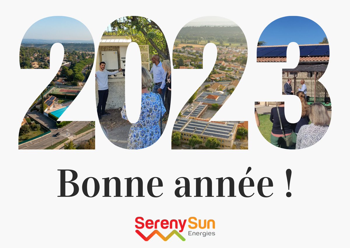 SerenySun's tweet photo. @SerenySun vous souhaite une belle année 2023 !!

Que cette année soit remplie de bonnes énergies et de nouveaux projets en faveur de la transition énergétique !

#autoconsommation #energierenouvelable #circuitcourt https://t.co/wvWzKMCszu