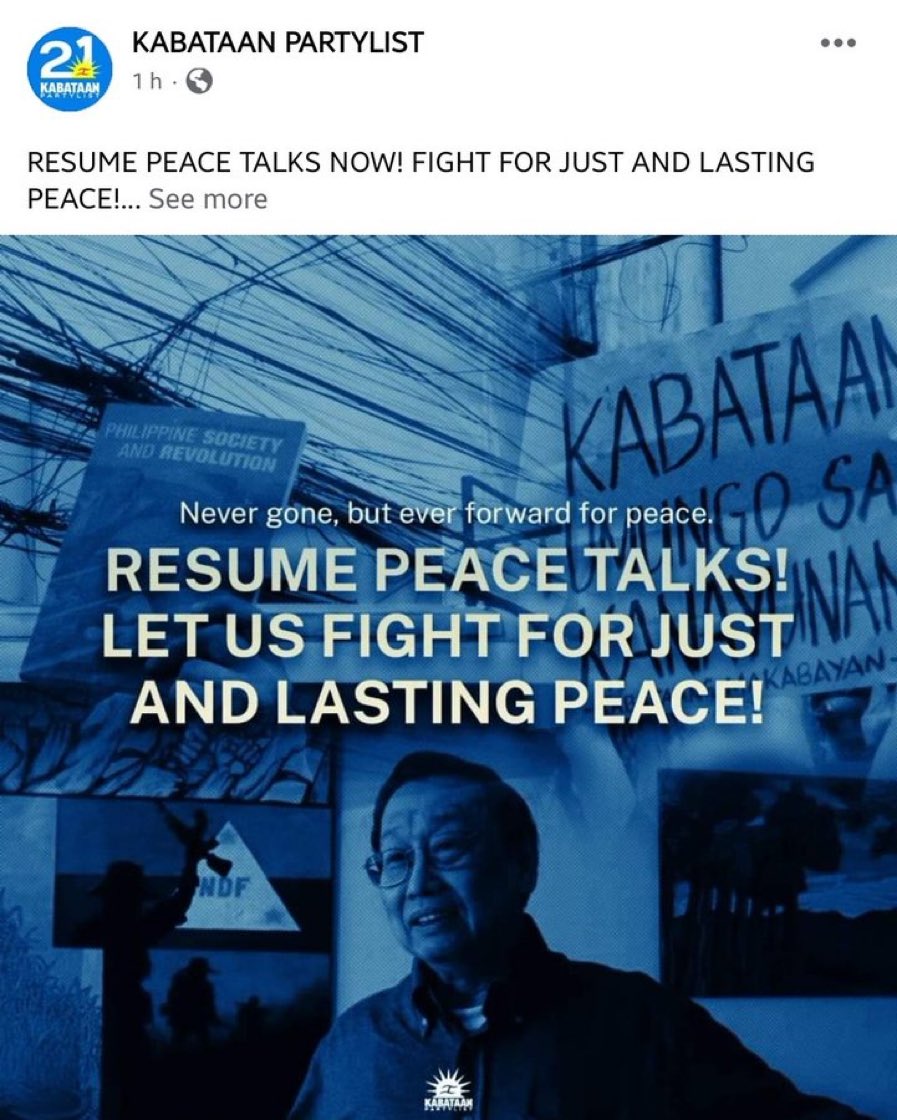 BothanPhl's tweet photo. In the fight against insurgency in the past, we knew where the enemies were up in the hills! But then, they've been discovered to have faces in the RCC, Congress, Senate, Bureaus, universities, media, NGOs... Thanks to @ParladeJr @ntfelcac @TeamAFP #NoToPeaceTalks https://t.co/kihSCAZOES