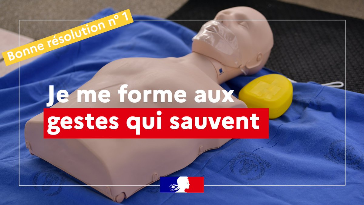 SecCivileFrance's tweet photo. 🌟 Vous avez déjà pris vos #BonnesRésolutions ? Et si vous suiviez nos conseils ?
💓 Formez-vous dès à présent aux #GestesQuiSauvent, les sapeurs-pompiers et les associations agréées de Sécurité civile dispensent des formations partout en France 👉 https://t.co/YHfPFuhH1W https://t.co/qHTMteBkZG