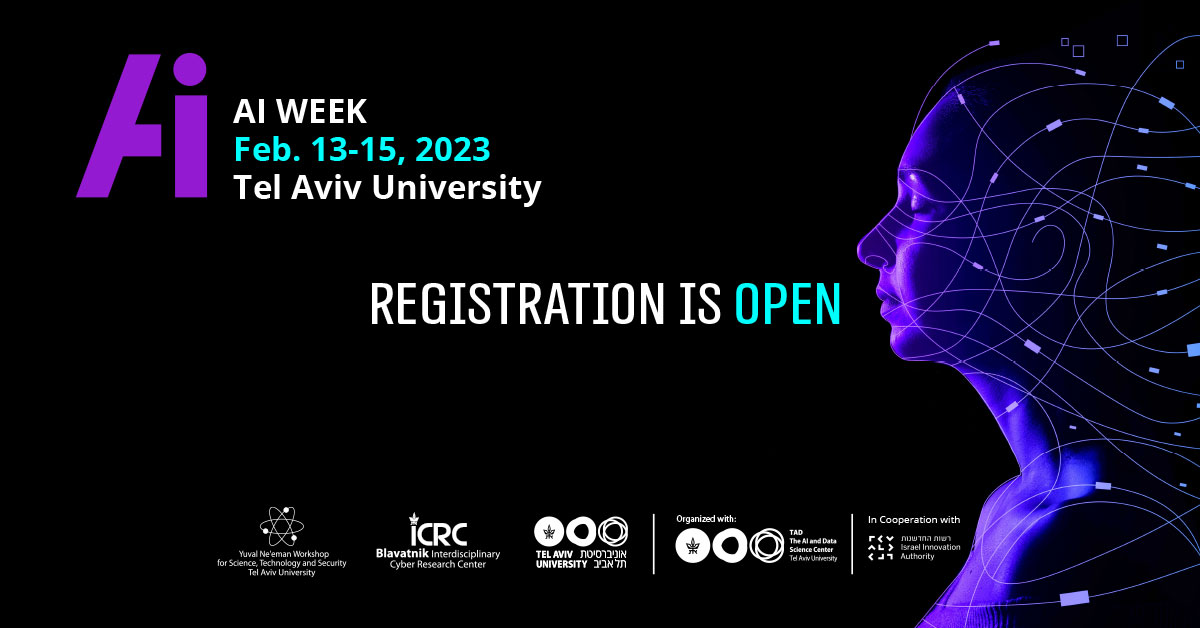 CyberWeekTLV's tweet photo. Don’t miss out on #AIWEEK2023 incredible lineup, bringing together leading experts in AI. Register before January 13th to secure your early-bird ticket!
➡️ Register today: https://t.co/PQHlqSslEi #ai #conference #innovation #aiweektlv #startupnation #techecosystem https://t.co/rKwJm4NrQV