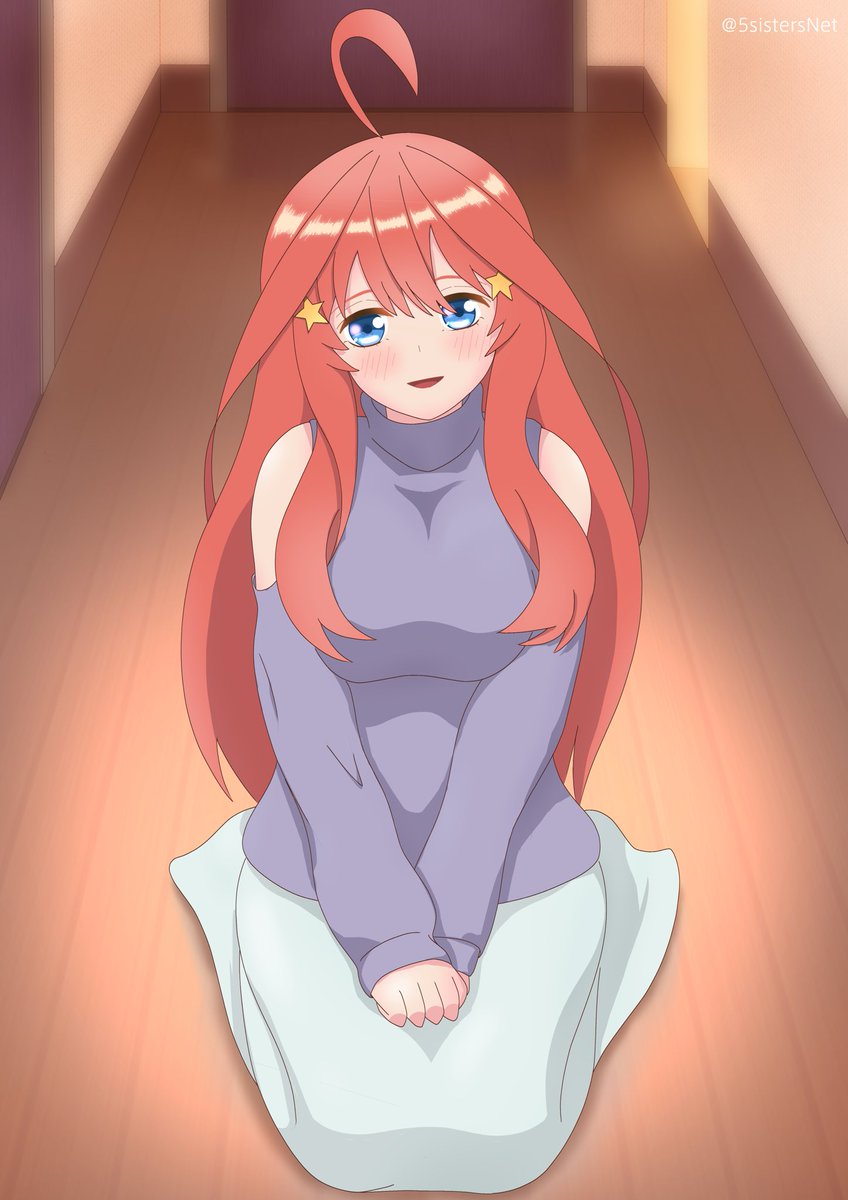 五姉妹ネット🌟五等分の花嫁さんがTwitterに投稿した中野五月(五等分の花嫁)のイラスト。